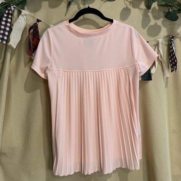 Jones New York | Pretty pink shirt with pleated back | Sz S - Picture 4 of 8